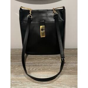 GIVENCHY Black Leather One Shoulder Bag Formal Shoulder Bag Crossbody Authentic